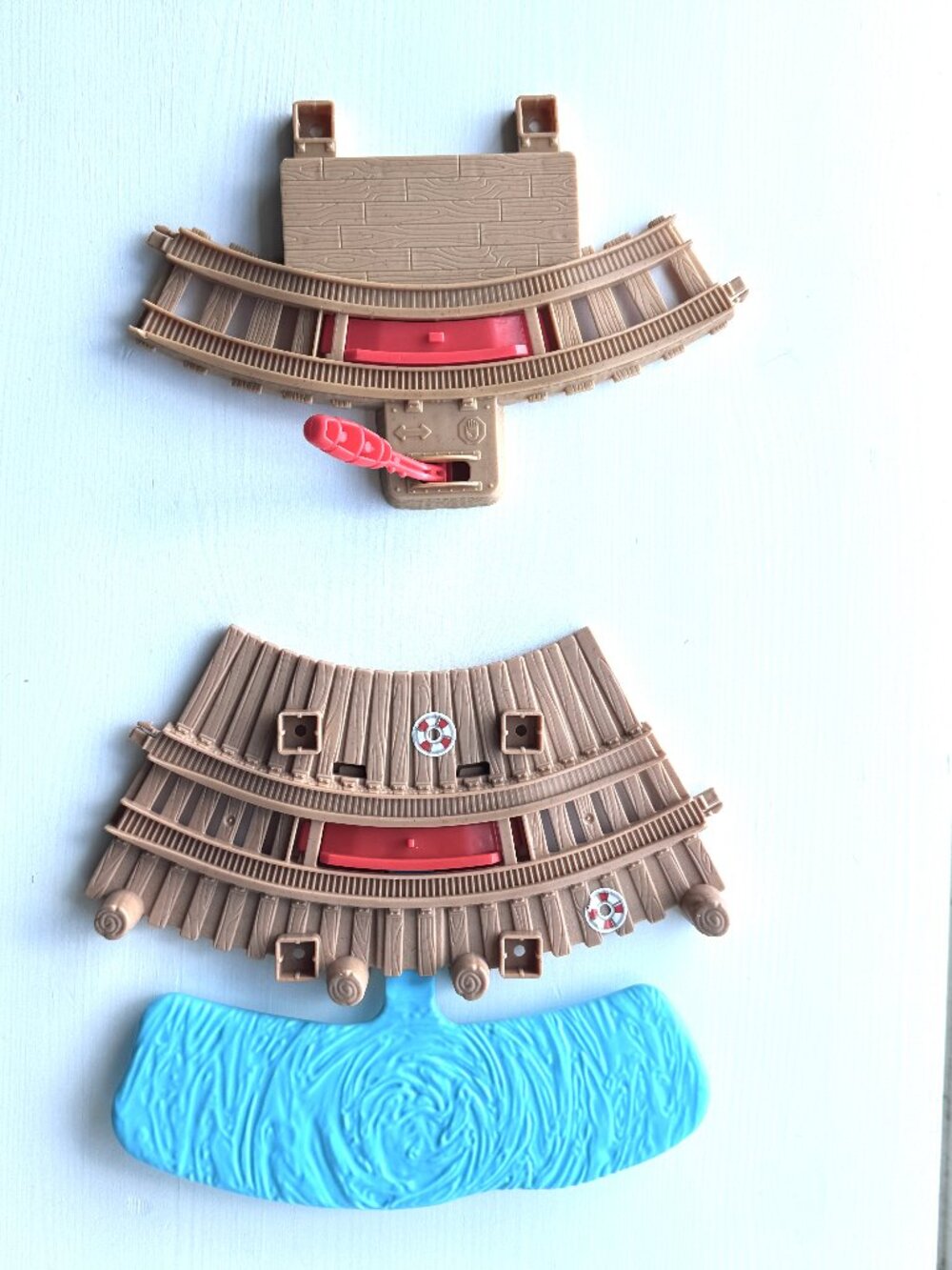 Mattel Talking Thomas & Percy Train Lot (2) Dock/Waterfront + Curved Stop-Track